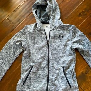 New Boys Under Armour Fleece Full Zip Jacket